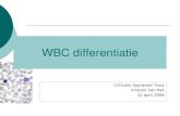 WBC differentiatie - w1. Aanvraag WBC differentiatie (bon 3012) Sysmex XE-2100 Staal VOLDOET aan
