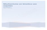 Mechanisme en kinetica van reacties - Gilles Call .H7: Chemisch evenwicht en thermochemie Het begrip