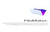 Installatiehandleiding en functieoverzicht voor FileMaker ... In dit document Installatiehandleiding