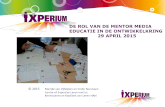 iXperium ontwikkelkring en rol mentoren media en educatie (Arnhem)
