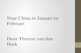 China januari & februari 2015 - Therese van den Hurk