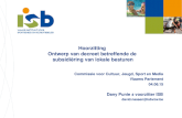 ISB Hoorzitting Vlaams Parlement Integratie Gemeentefonds 04.06.15
