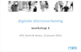 Workshop1 digitale dienstverlening RHC Vecht en Venen