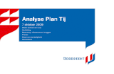 Plan Tij Analyse Gemeente Dordrecht