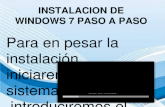 Instalacion de windows 7 paso a paso
