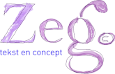 Presentatie zeg. tekst en concept