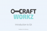 CraftCamp for Students - Introduction to git
