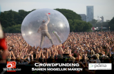 Pdma event - Goed nieuws uit Nederland - "Crowdfunding, samen mogelijk maken"