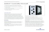 DeltaV¢â€‍¢ Controller Firewall - Emerson Electric ... controller firewall is preconfigured and does not