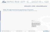 KELLER CNC Kwalificatie PAL Programmeersysteem Frezen ¢  CNC Programmeren - Tekeninglezen - Meettechnieken