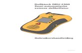 Defibtech DDU-2300 Semi-automatische externe defibrillator ... 1 Introductie LIFELINE VIEW (DDU-2300)