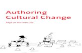 Authoring Cultural Change - Vrije Universiteit Amsterdam  ¢  Authoring Cultural Change