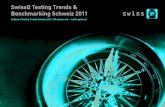 SwissQ Testing Trends & Benchmarking Schweiz 2011 orGaniSatoriSchE trEndS SwissQ testing trends & benchmarking