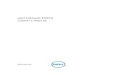 Dell Latitude E5570 Owner's Manual - CNET Content Solutions 2016-03-03آ  Dell Latitude E5570 Owner's