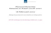 Persconferentie Keuzes in Kaart 2018-2021 16 ... Budgettaire keuzes 2021 netto uitgaven- en lastenmutaties