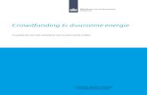 Crowdfunding & duurzame energie - RVO.nl Crowdfunding is de snelst groeiende vorm van financieren en
