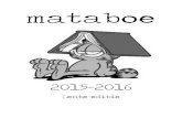 Mataboe 2015-2016 - 03 Lente-editie