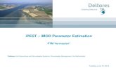 DSD-NL 2014 - iMOD Symposium - 9. iPEST - iMOD parameter estimation, Peter Vermeulen, Deltares