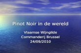 Pinot Noir in de wereld Vlaamse Wijngilde Commanderij Brussel 24/09/2010