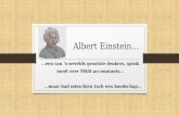 Albert Einstein over MKB-accountants