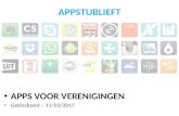 20170311 apps voor verenigingen