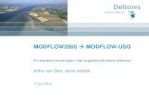 DSD-NL 2014 - iMOD Symposium - 7. MODFLOW2005 vs. MODFLOW USG en eerdere ervaringen met ongestructureerd rekenen, Jarno Verkaik, Deltares