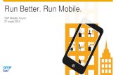 SAP Mobility Forum - Terugblik