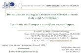 betaalbaar en ecologisch wonen in Antwerpen. Erik ROMBAUT