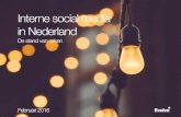 Evolve onderzoeksrapport interne social media in Nederland 2016