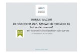 DRV Uurtje Wijzer Naaldwijk - Wat betekent de VAR afschaffing voor u?