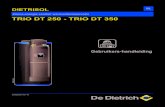 NU TRIO 250 350 ... 4 TRIO DT 250 - TRIO DT 350 16/07/2015 - 300028004-001-04 1.2 Aanbevelingen .Verwarmingswater