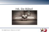 H6. De Bijbel