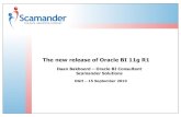 The new release of Oracle BI 11g R1