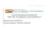Model van schoolreglement voor het buitengewoon Schooljaar 2015-2016. 2 Inhoud ... Het schoolreglement