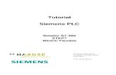 Tutorial Siemens PLC - plc. · PDF fileTutorial Siemens PLC pagina 4 Simatic S7-300 1. Inleiding Het zal de meeste mensen niet opvallen, maar veel van onze producten worden gemaakt