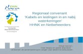 Regionaal convenant  â€Kabels en leidingen in en nabij waterkeringenâ€™ HHNK en Netbeheerders