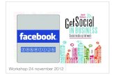 Facebook zakelijk 24 november 2012