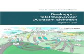 Deelrapport Tafel Wegvervoer Duurzaam Elektrisch