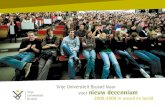 voor nieuw decennium - Vrije Universiteit Brussel ... Het eerste decennium van de 21ste eeuw loopt stilaan