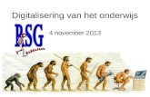 RSG Enkhuizen | Digitalisering onderwijs 2013