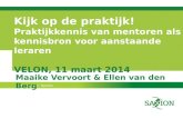 11-03-2014 Presentatie VELON 2014, Maaike Vervoort