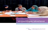 Vrijwilligersbeleid - Welzijn Lelystad ... Indien gewenst kunnen vrijwilligers een getuigschrift krijgen