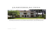 JAARVERSLAG 2016 - Radboud Universiteit selectie en werving van de nieuwe directeur. Ook wil het bestuur