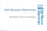 Presentatie Workshop Online Campagne voeren