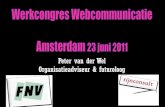 FNV Werkcongres Webcommunicatie 23 juni