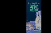 Leseprobe Fritz Rudolf Fries: Last Exit El Paso