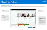 SharePoint ... SharePoint Online Handleiding Snel aan de slag Doe meer met beveiligde toegang, delen