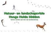 Natuur- en landschapsvisie HHooge Heide Midden ooge Heide ... Bij Rosmalen ligt het bekende stuifzand