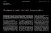 Gesprek met Arjen Sevenster - In de 2019. 1. 18.¢  Teun Koetsier Gesprek met Arjen Sevenster NAW 5/20