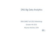 DNS Big Data Analy`cs